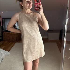 Betsey & Adam: Vintage Gold Dress